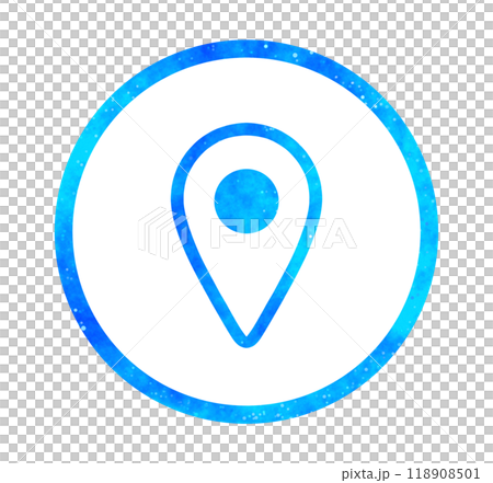 Blue starry sky | Map icon 118908501