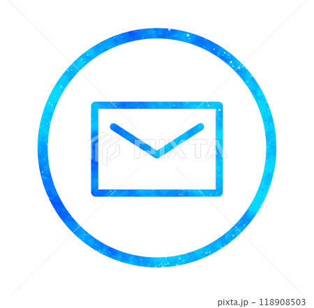 青い星空｜メールアイコン 118908503