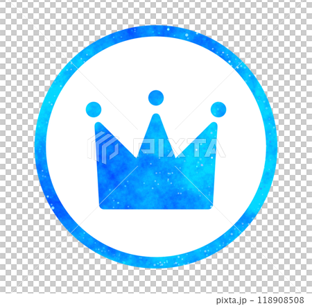 Blue starry sky | Crown icon 118908508