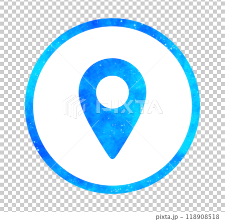 Blue starry sky | Map icon 118908518