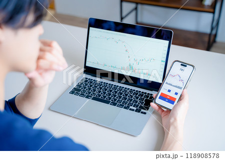 株取引イメージ 株取引イメージ 118908578