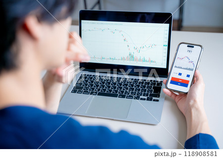 株取引イメージ 株取引イメージ 118908581