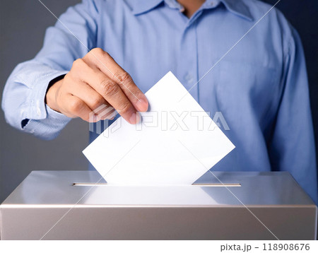 選挙　投票イメージ 118908676