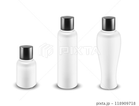 Plastic lotion bottle. Packaging for cosmetics Plastic lotion bottle. Packaging for cosmetics 118909718