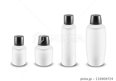 Plastic lotion bottle. Packaging for cosmetics 118909724