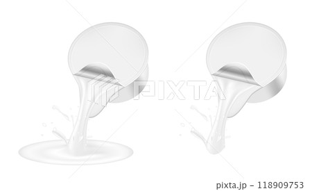 Single serve cup for dairy creamer 118909753