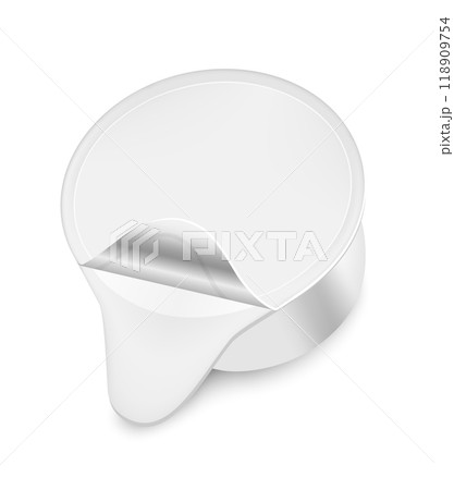 Single serve cup for dairy creamer Single serve cup for dairy creamer 118909754