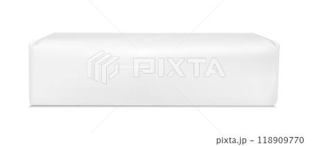 White packaging for food and chewing gum 118909770