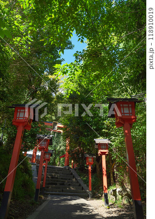 京都嵐山 櫟谷宗像神社参道 京都嵐山 櫟谷宗像神社参道 118910019