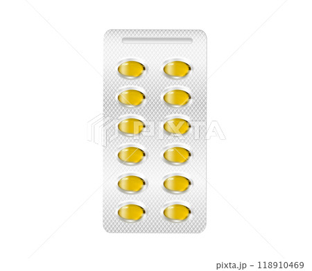 Yellow vector pills Yellow vector pills 118910469