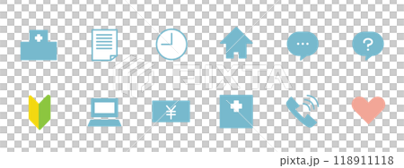 醫院圖示集圖 醫院圖示集圖 118911118