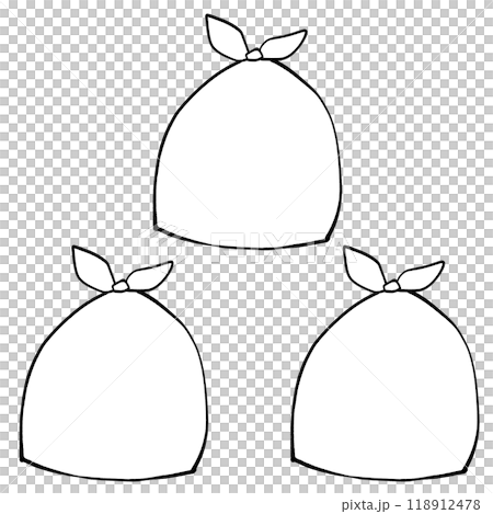 純白色袋子三件式 118912478