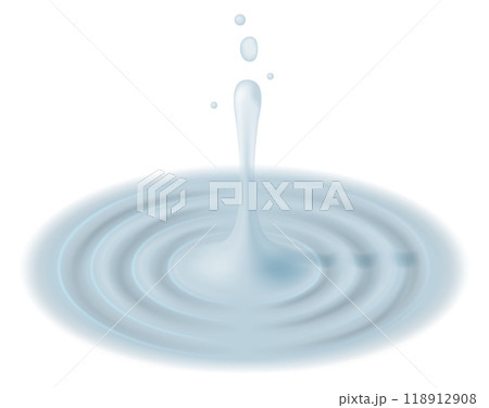 Cream splash mockup. Realistic milk product drop 118912908