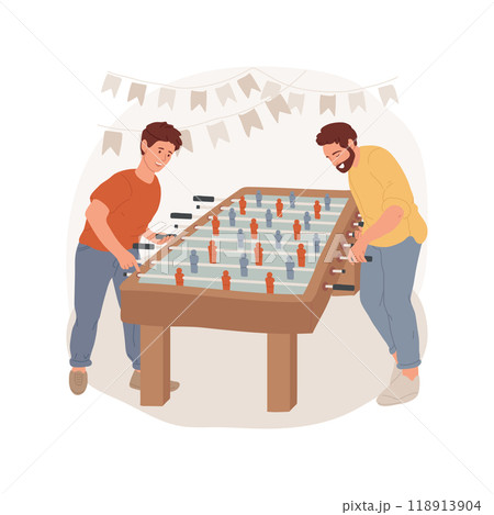 Play together isolated cartoon vector illustration. 118913904