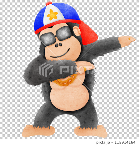 Golila Dapping wears a hip-hop hat. 118914164