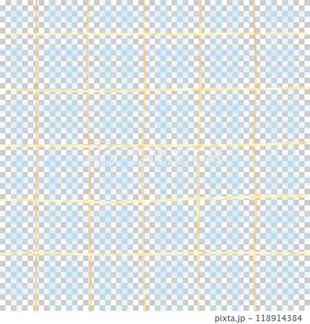 Gold Blue Plaid Gingham Check Hand Drawn Background Overlay Gold Blue Plaid Gingham Check Hand Drawn Background Overlay 118914384