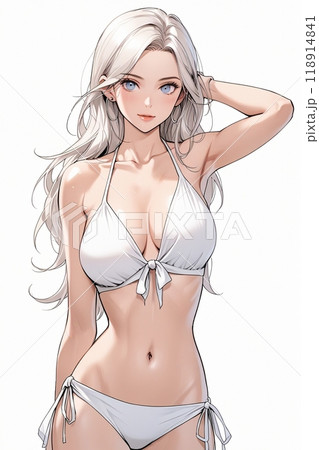 白ビキニ 118914841
