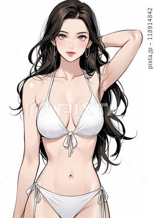 白ビキニ 白ビキニ 118914842