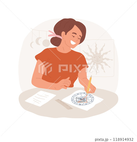 Astrology isolated cartoon vector illustration. 118914932