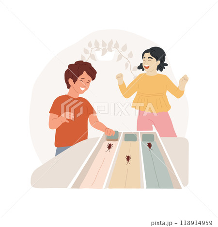 Cockroach isolated cartoon vector illustration. 118914959