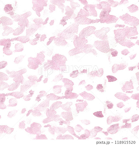 Abstract watercolor texture in pale pink spots isolated. Seamless pattern of delicate brush strokes soft lilac hand painted. Splashes pastel mauve tones on repeated background for design. 118915520