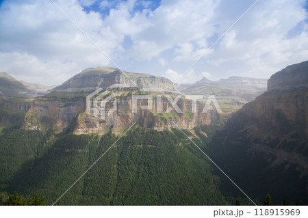 Ordesa Monte Perdido National Park, view. Pyrenees, Spain 118915969