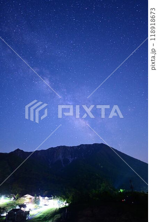 大山と天の川 大山と天の川 118918673