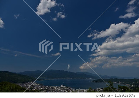 天橋立とブルーインパルス 天橋立とブルーインパルス 118918678