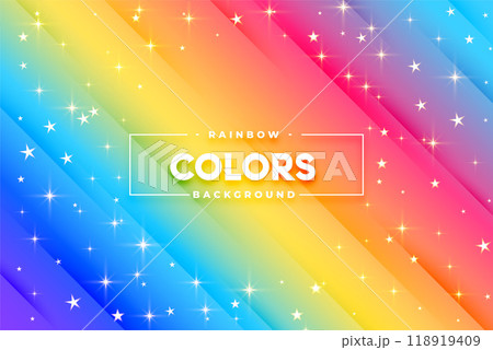 colorful rainbow colors background with sparkles colorful rainbow colors background with sparkles 118919409