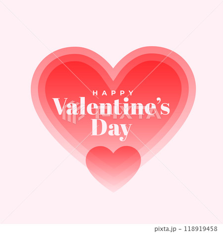 happy valentine's day love background with red heart design happy valentine's day love background with red heart design 118919458
