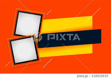 abstract photo frames with space for text 118919535