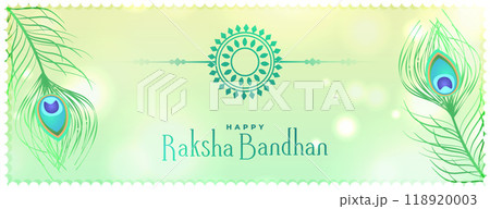 hindu festival raksha bandhan greeting card with peacock feather hindu festival raksha bandhan greeting card with peacock feather 118920003