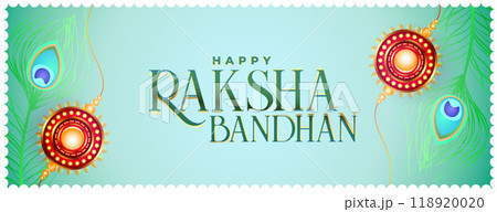 hindu festival raksha bandhan background with peacock feather design hindu festival raksha bandhan background with peacock feather design 118920020