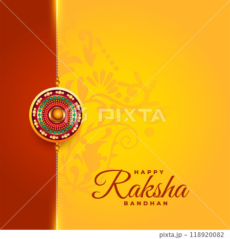 decorative rakhi for indian festival raksha bandhan background 118920082