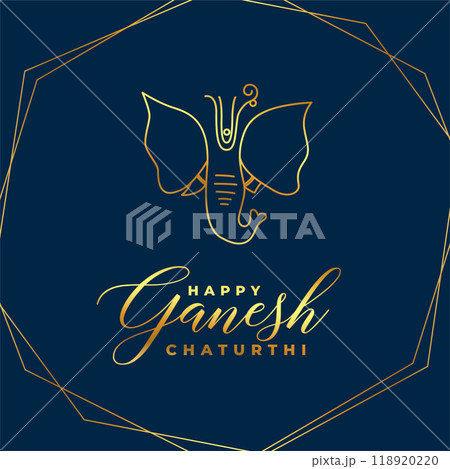 golden lord ganesha design for hindu festival ganesh chaturthi golden lord ganesha design for hindu festival ganesh chaturthi 118920220