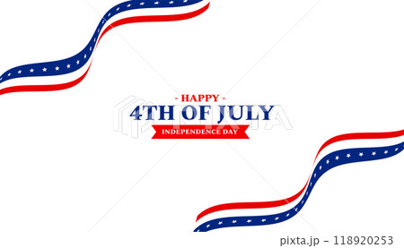 happy 4th of july independence day with wave style american flag happy 4th of july independence day with wave style american flag 118920253