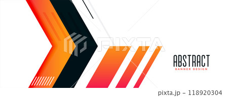 orange white modern abstract geometric banner design orange white modern abstract geometric banner design 118920304