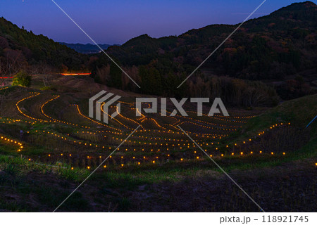 【千葉県】大山千枚田LEDライトアップ 118921745