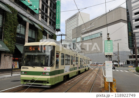 広島電鉄 路面電車 67 3900形 3903号　猿猴橋町　廃止区間 118922749