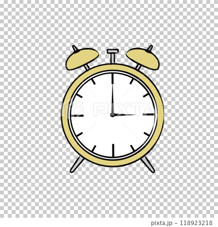 Alarm clock illustration 02 118923218