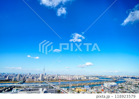 東京風景・スカイツリーと街並み 東京風景・スカイツリーと街並み 118923579