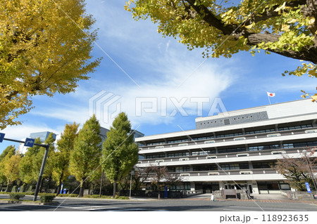 国立国会図書館 東京都千代田区永田町 秋 国立国会図書館 東京都千代田区永田町 秋 118923635