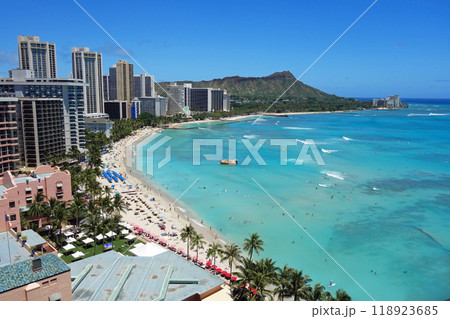 ハワイの風景《ワイキキビーチ》 ハワイの風景《ワイキキビーチ》 118923685