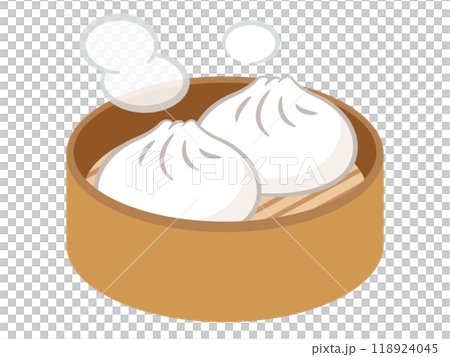 肉包子和豬肉包子插畫 肉包子和豬肉包子插畫 118924045