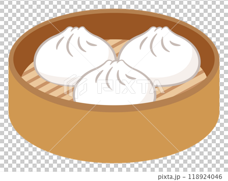 Illustration of meat bun/pork bun 118924046