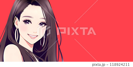 女性・女の子のイラスト素材 118924211