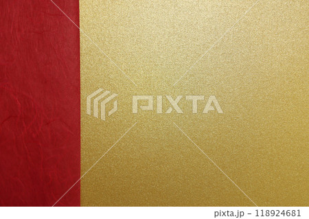 背景_赤と金 118924681