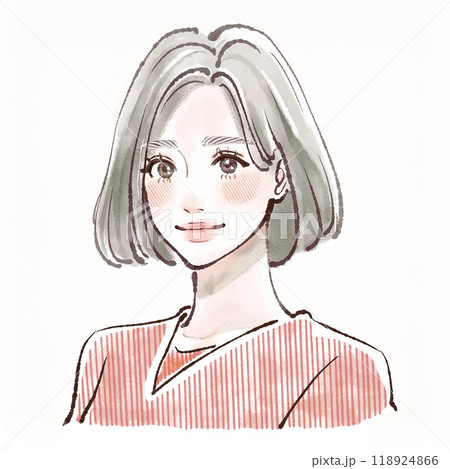 女性・女の子のイラスト素材 女性・女の子のイラスト素材 118924866