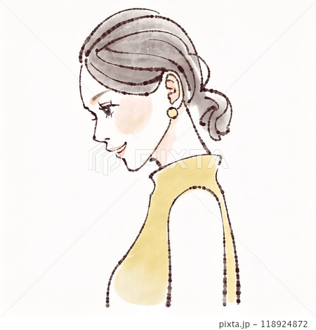 女性・女の子のイラスト素材 118924872