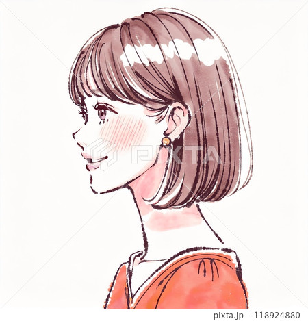 女性・女の子のイラスト素材 118924880